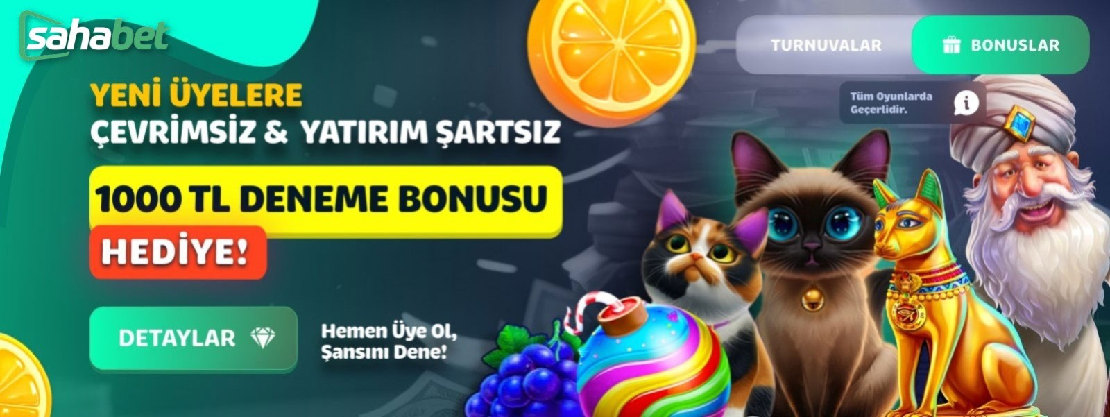 Sahabet Çevrimsiz Deneme Bonusu